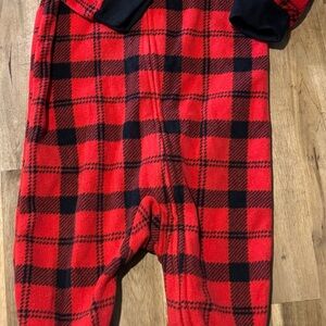 Carter's Red and Black Plaid Kids Pajamas